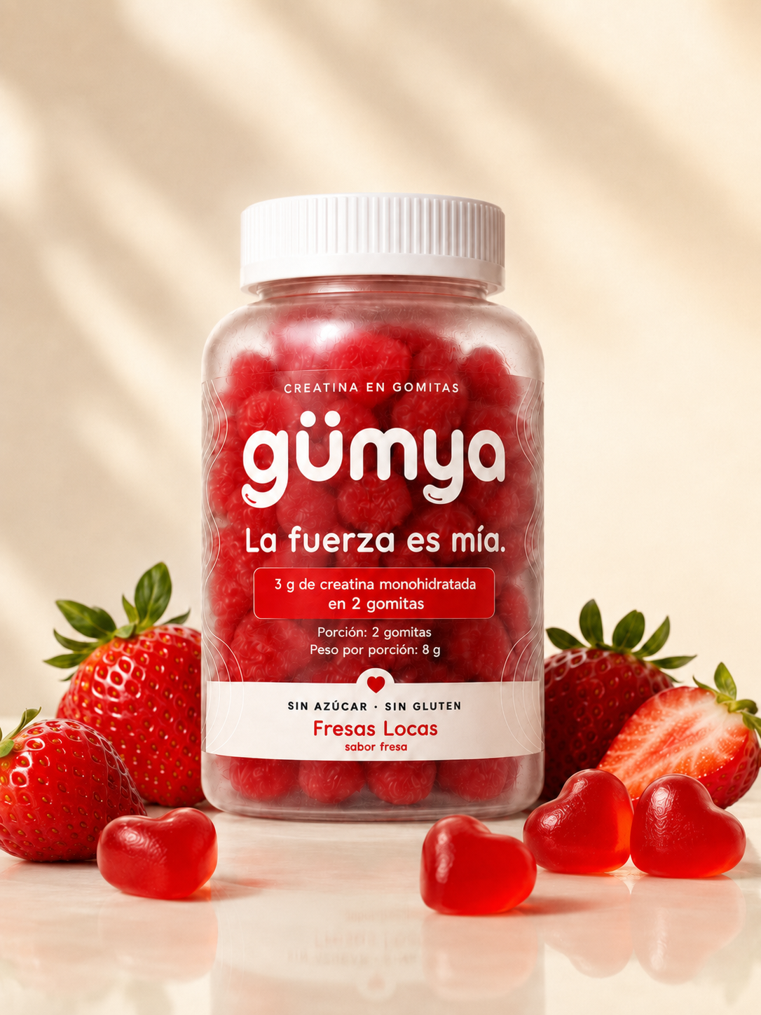 GÜMYA — Creatina en Gomitas | Fresas Locas