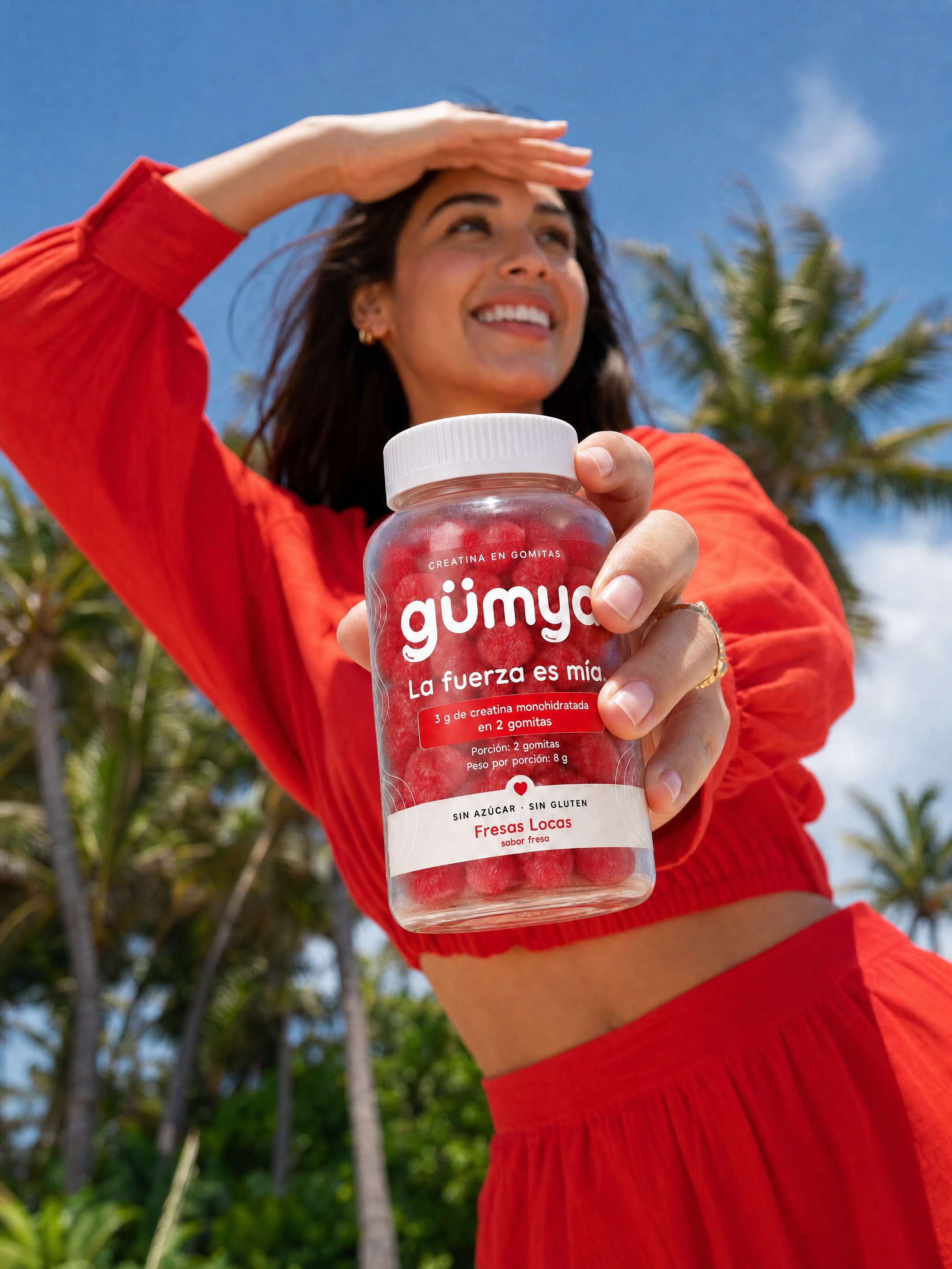 GÜMYA — Creatina en Gomitas | Fresas Locas